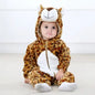 Baby Rompers Winter Kigurumi Lion Costume for Girls Boys Toddler Animal Jumpsuit Infant Clothes Pyjamas Kids Overalls Ropa Bebes