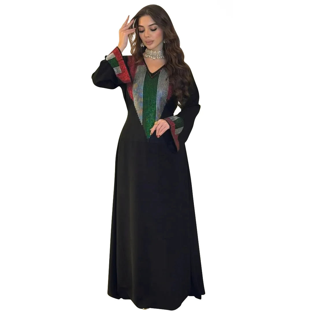 Abayas For Women Dubai Luxury 2026 African Muslim Fashion Dress Caftan Marocain Evening Party Dresses Boubou Robe Djellaba Femme