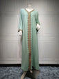 2025 Muslim Abaya Prayer Dress Woman Dubai Saudi Robe Embroidery Islamic Clothing Female Long Dress  ﻿