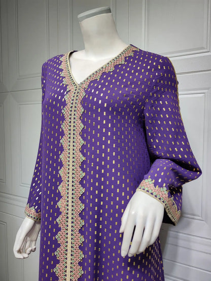 2025 Muslim Abaya Prayer Dress Woman Dubai Saudi Robe Embroidery Islamic Clothing Female Long Dress  ﻿