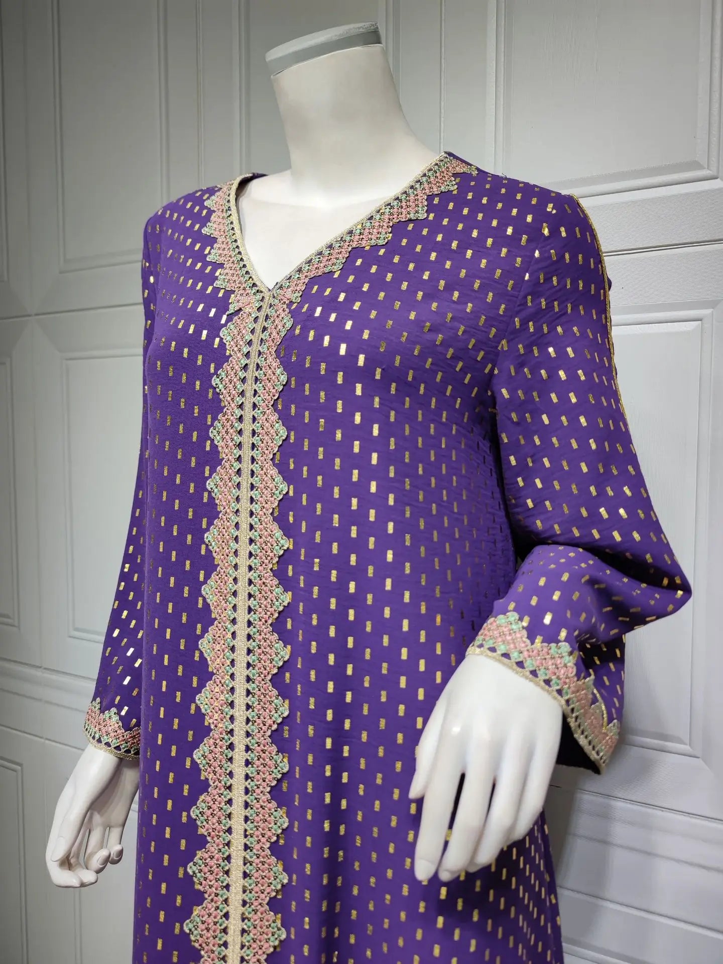 2025 Muslim Abaya Prayer Dress Woman Dubai Saudi Robe Embroidery Islamic Clothing Female Long Dress  ﻿