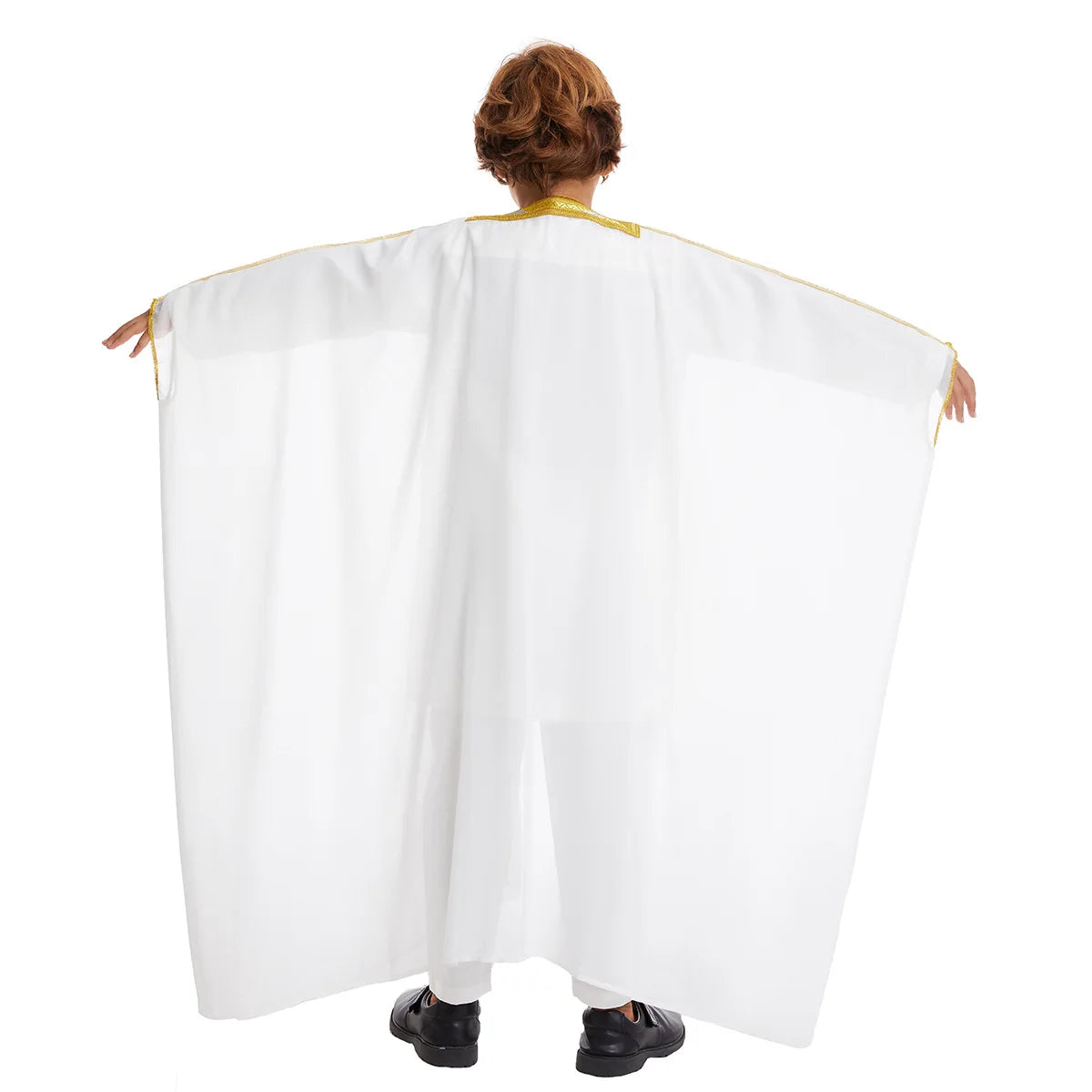 Kids Middle East Arab Robe with Tassel Boys Dubai Style Outfit Southeast Asian Long Shirt Islamic Traditional Ethnic Costume
