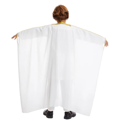 Kids Middle East Arab Robe with Tassel Boys Dubai Style Outfit Southeast Asian Long Shirt Islamic Traditional Ethnic Costume