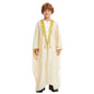 Kids Middle East Arab Robe with Tassel Boys Dubai Style Outfit Southeast Asian Long Shirt Islamic Traditional Ethnic Costume