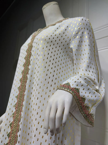 2025 Muslim Abaya Prayer Dress Woman Dubai Saudi Robe Embroidery Islamic Clothing Female Long Dress  ﻿