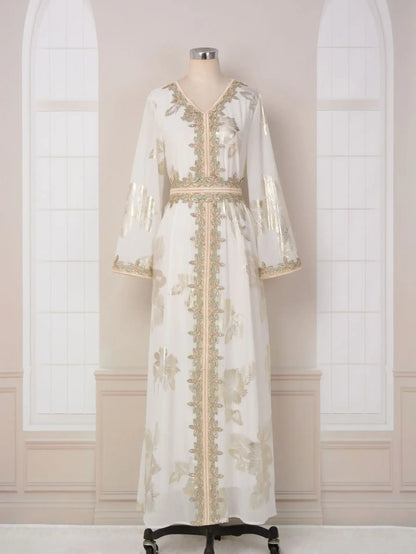 New Dubai Muslim Dress Abayas for Women Turkey Islam Clothing Muslim Fashion Arabia Long Dress Kaftan Clothes for Muslim Women