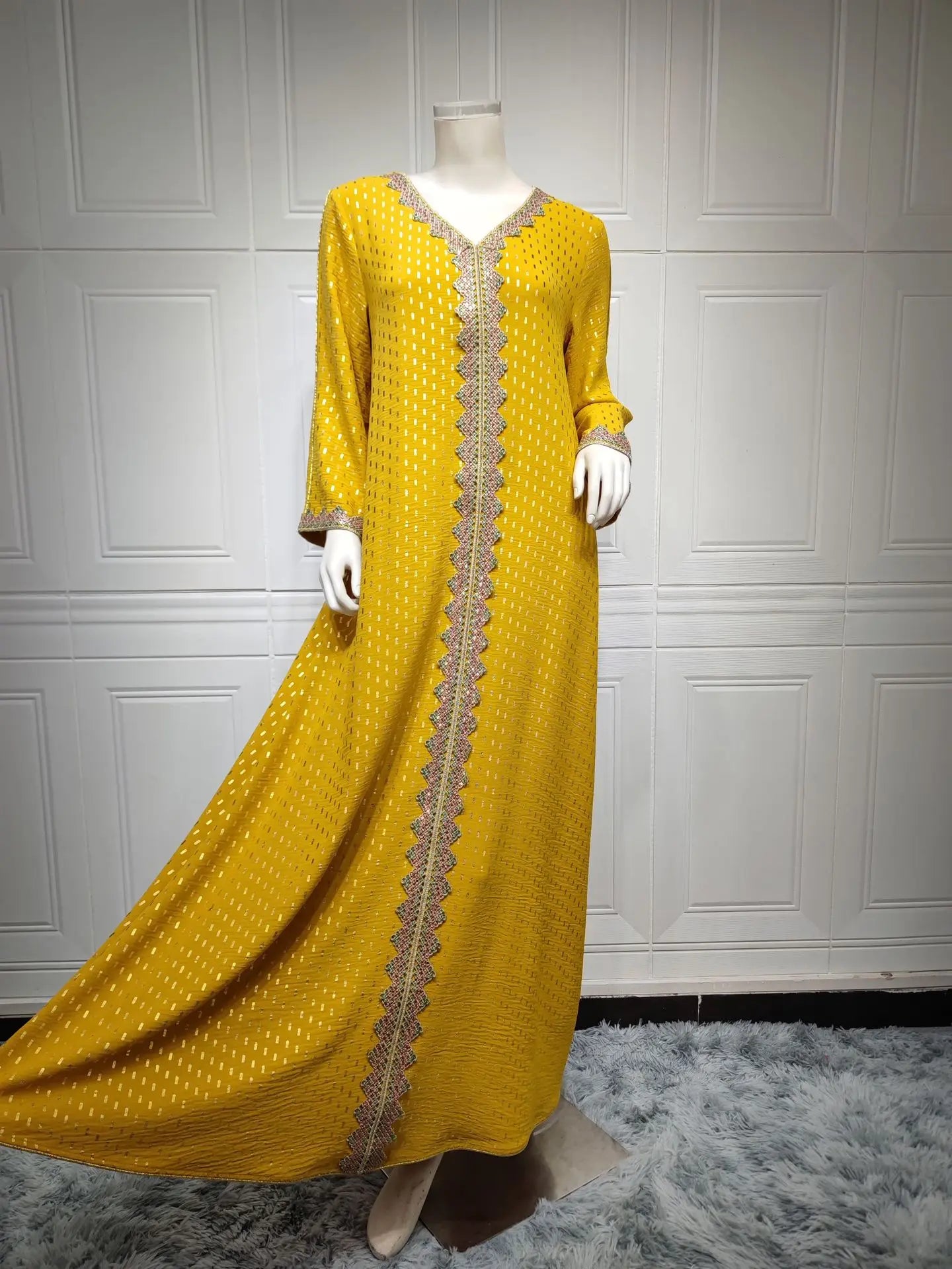 2025 Muslim Abaya Prayer Dress Woman Dubai Saudi Robe Embroidery Islamic Clothing Female Long Dress  ﻿