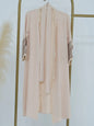 Muslim Kids girls Luxury Dubai Abaya Kimono Cardigan Embroidery tassels Long Dress Ramadan Robe Kaftan Femme Islam Clothing