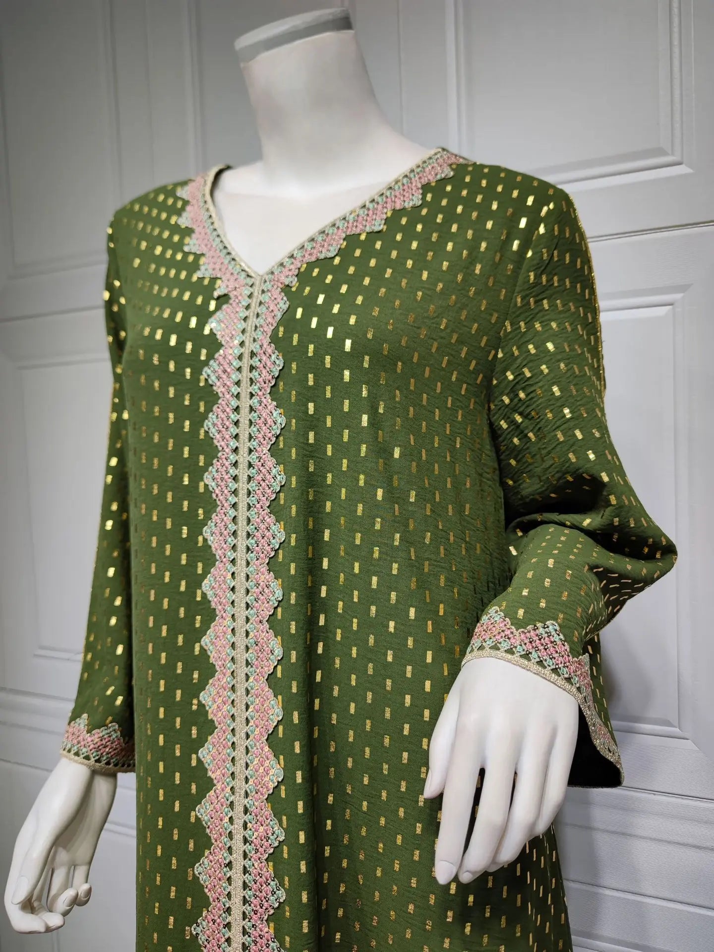 2025 Muslim Abaya Prayer Dress Woman Dubai Saudi Robe Embroidery Islamic Clothing Female Long Dress  ﻿