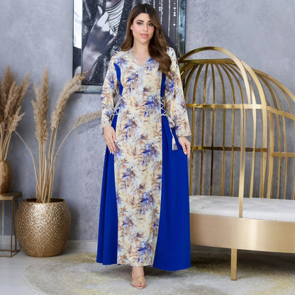 Abayas For Women Dubai Luxury 2026 African Muslim Fashion Dress Caftan Marocain Evening Party Dresses Boubou Robe Djellaba Femme