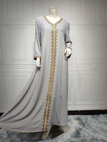 2025 Muslim Abaya Prayer Dress Woman Dubai Saudi Robe Embroidery Islamic Clothing Female Long Dress  ﻿