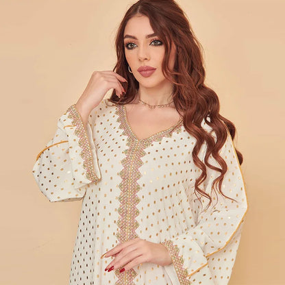 2025 Muslim Abaya Prayer Dress Woman Dubai Saudi Robe Embroidery Islamic Clothing Female Long Dress  ﻿