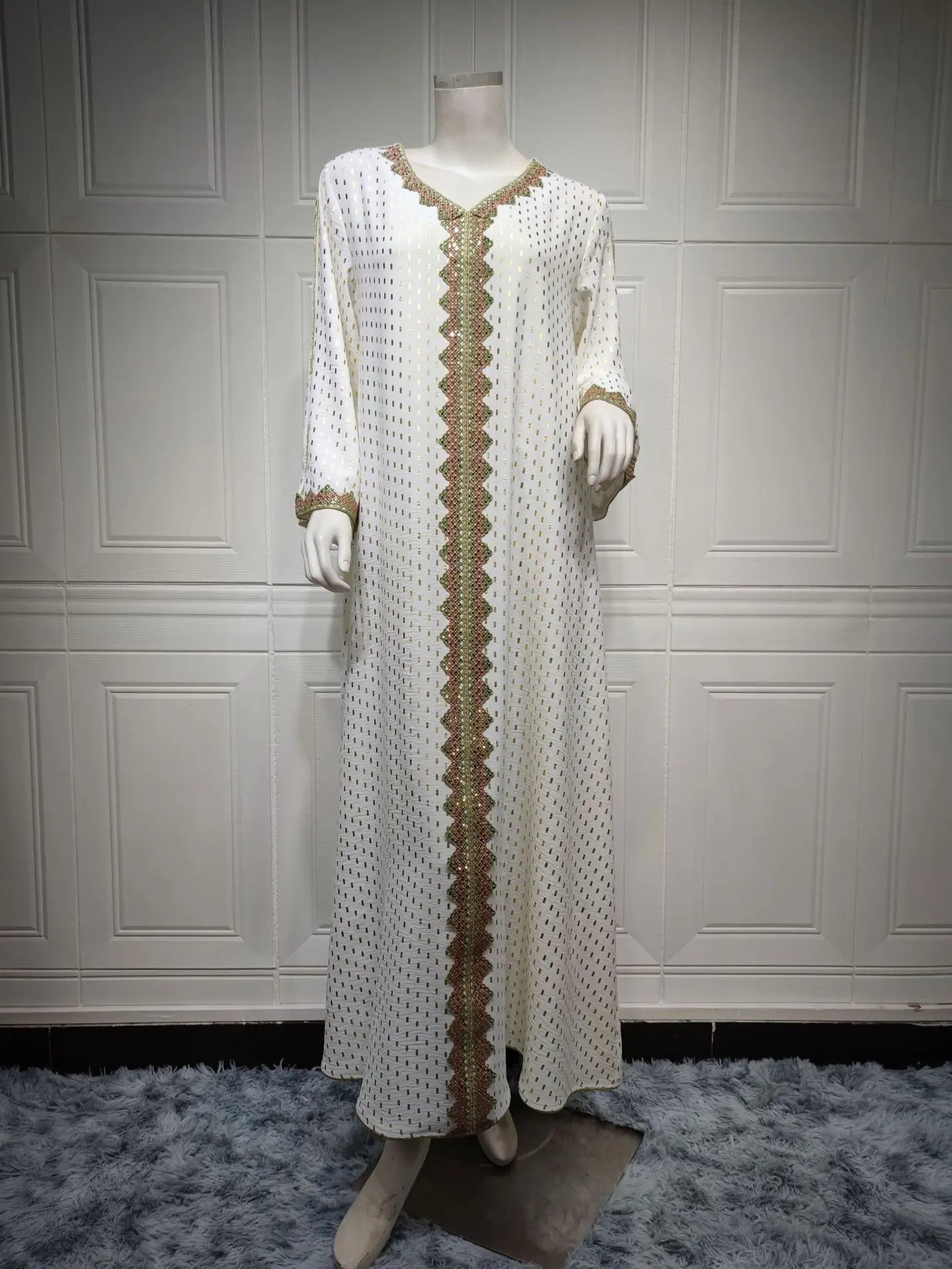 2025 Muslim Abaya Prayer Dress Woman Dubai Saudi Robe Embroidery Islamic Clothing Female Long Dress  ﻿