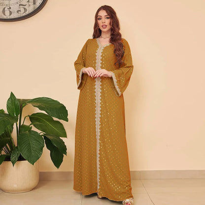 2025 Muslim Abaya Prayer Dress Woman Dubai Saudi Robe Embroidery Islamic Clothing Female Long Dress  ﻿
