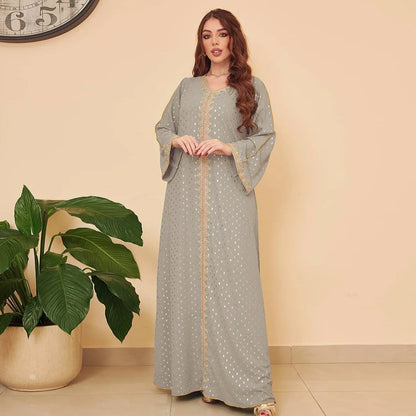 2025 Muslim Abaya Prayer Dress Woman Dubai Saudi Robe Embroidery Islamic Clothing Female Long Dress  ﻿