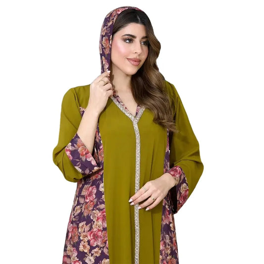Abayas For Women Dubai Luxury 2026 African Muslim Fashion Dress Caftan Marocain Evening Party Dresses Boubou Robe Djellaba Femme