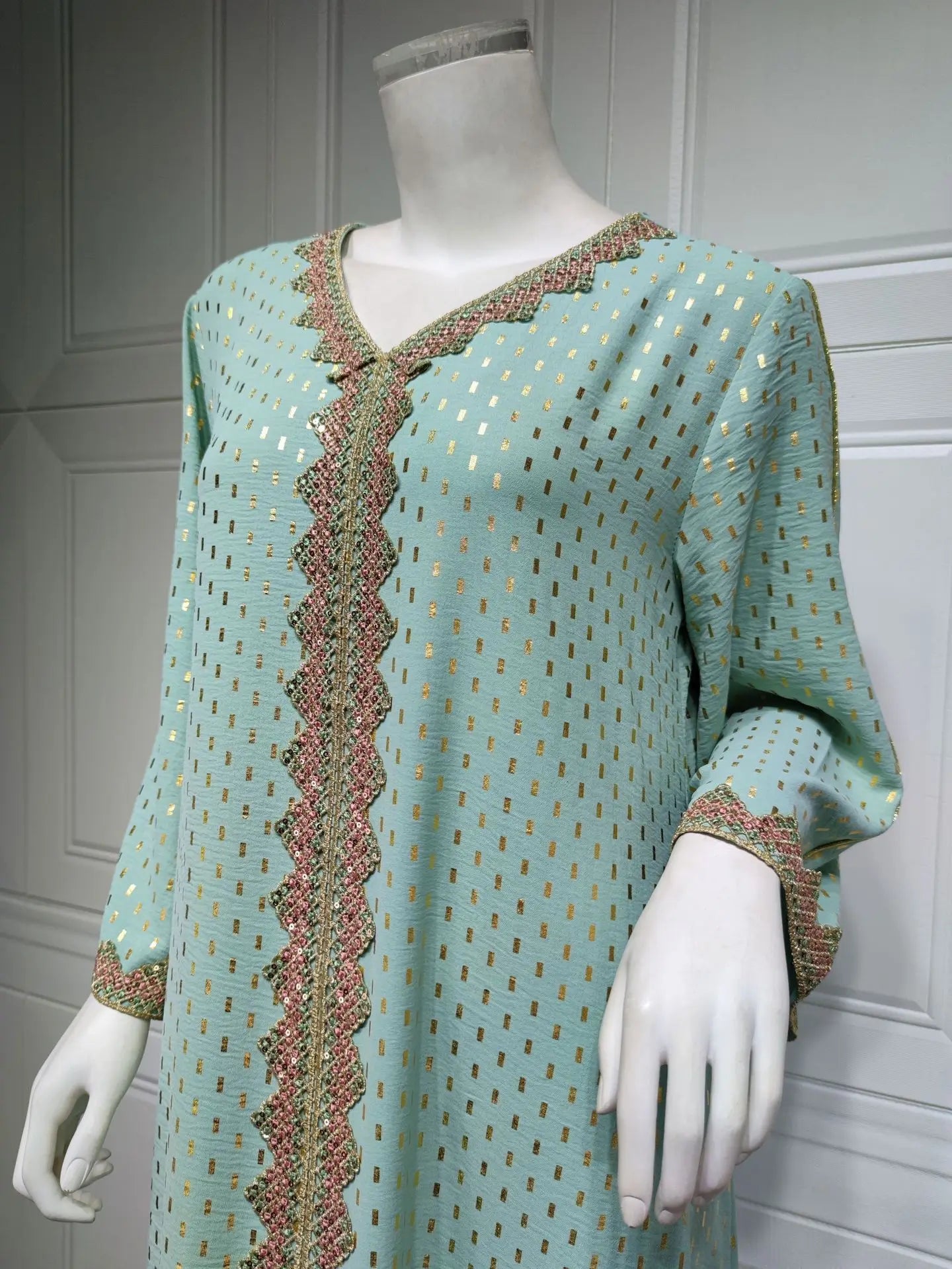 2025 Muslim Abaya Prayer Dress Woman Dubai Saudi Robe Embroidery Islamic Clothing Female Long Dress  ﻿