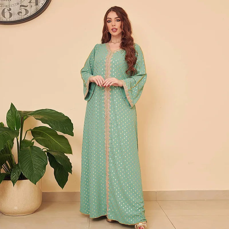 2025 Muslim Abaya Prayer Dress Woman Dubai Saudi Robe Embroidery Islamic Clothing Female Long Dress  ﻿