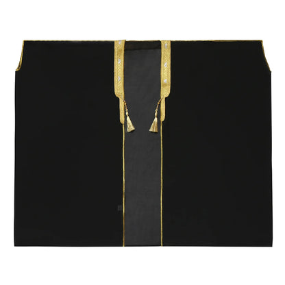 Kids Middle East Arab Robe with Tassel Boys Dubai Style Outfit Southeast Asian Long Shirt Islamic Traditional Ethnic Costume