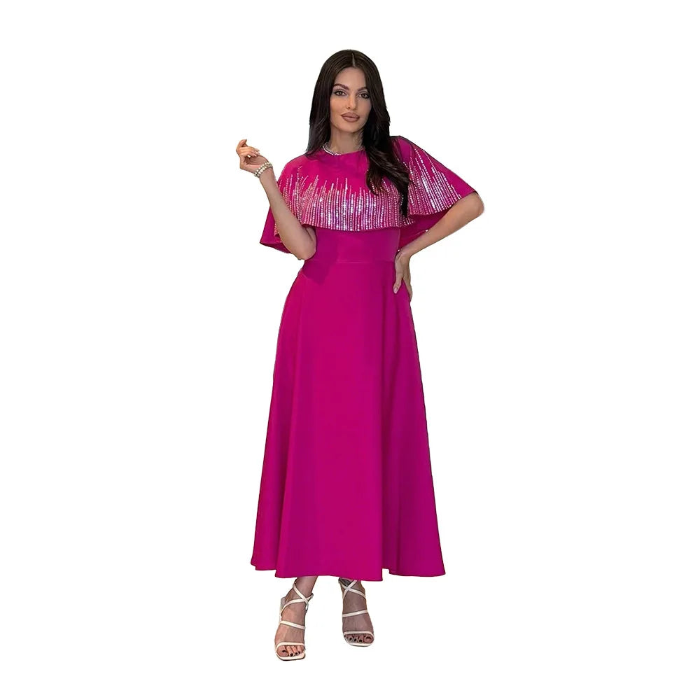 Abayas For Women Dubai Luxury 2026 African Muslim Fashion Dress Caftan Marocain Evening Party Dresses Boubou Robe Djellaba Femme