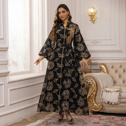 Muslim Women Hijab Dress Set Ramadan Jilbab Prayer Garment Abaya Long Khimar Arab Gown Abayas Sets Islamic Clothes Robe