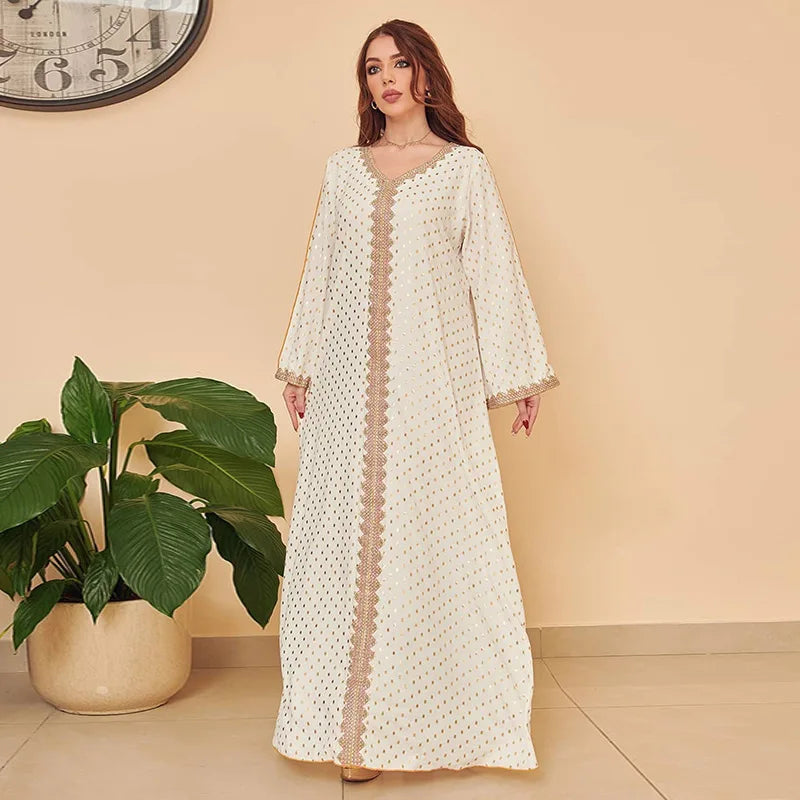 2025 Muslim Abaya Prayer Dress Woman Dubai Saudi Robe Embroidery Islamic Clothing Female Long Dress  ﻿