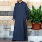 Islamic Clothing Men's Long Sleeve Loose Muslim Men Saudi Arabia Pakistan Kurta Muslim Costumes Muslim Dress Kaftan Thobe Hooded