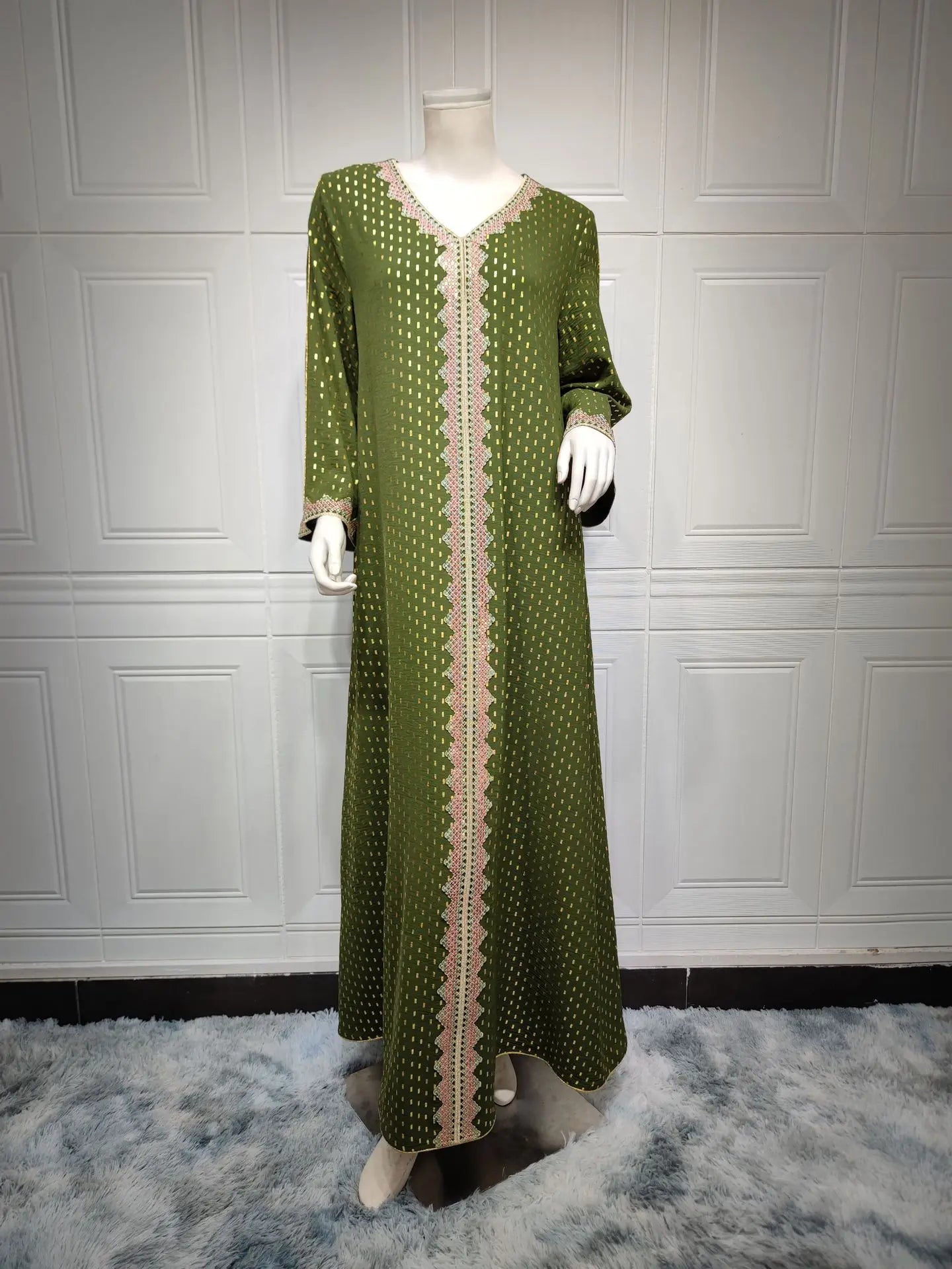 2025 Muslim Abaya Prayer Dress Woman Dubai Saudi Robe Embroidery Islamic Clothing Female Long Dress  ﻿