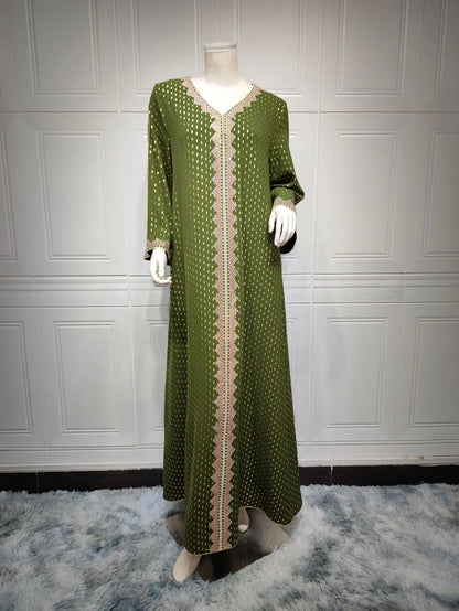 2025 Muslim Abaya Prayer Dress Woman Dubai Saudi Robe Embroidery Islamic Clothing Female Long Dress  ﻿