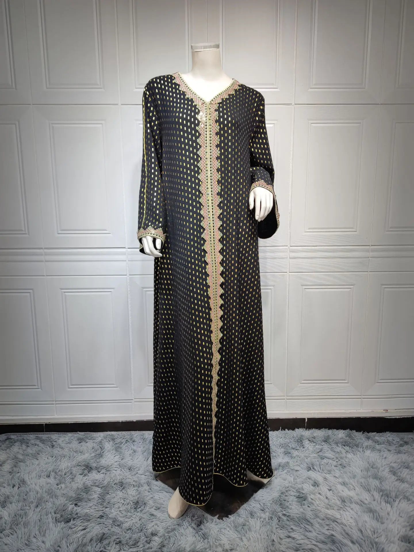 2025 Muslim Abaya Prayer Dress Woman Dubai Saudi Robe Embroidery Islamic Clothing Female Long Dress  ﻿
