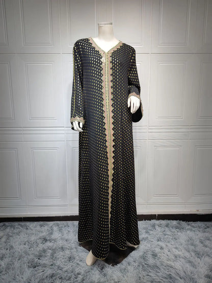 2025 Muslim Abaya Prayer Dress Woman Dubai Saudi Robe Embroidery Islamic Clothing Female Long Dress  ﻿