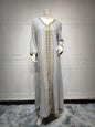 2025 Muslim Abaya Prayer Dress Woman Dubai Saudi Robe Embroidery Islamic Clothing Female Long Dress  ﻿