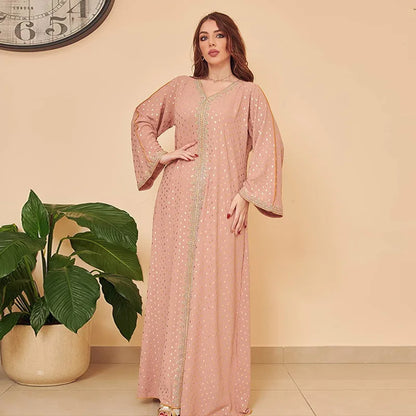 2025 Muslim Abaya Prayer Dress Woman Dubai Saudi Robe Embroidery Islamic Clothing Female Long Dress  ﻿
