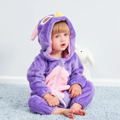 Baby Rompers Winter Kigurumi Lion Costume for Girls Boys Toddler Animal Jumpsuit Infant Clothes Pyjamas Kids Overalls Ropa Bebes